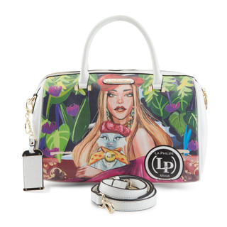 Thumbnail 1: LA PHILIPE La Philipe Blooming Garden Satchel Handbag 