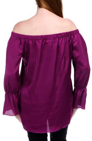 Thumbnail 6: DKNY DKNY Womens Off The Shoulder Ruffle Top 
