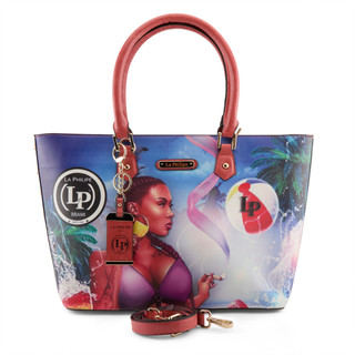 Thumbnail 2: LA PHILIPE La Philipe Miami Beach Large Tote Handbag 