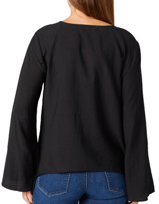 Thumbnail 4: BUNULU Bunulu Womens Long Sleeve Tie Front Cardigan 