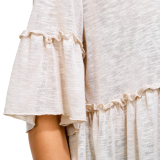 Thumbnail 3: DISCREET Discreet Juniors Ruffle Peplum Top 