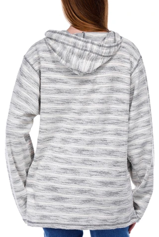 Thumbnail 10: EXIST EXIST Juniors Baja Striped Hooded Sweatshirt 