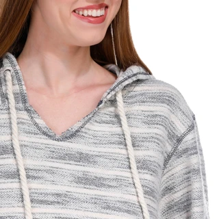 Thumbnail 4: EXIST EXIST Juniors Baja Striped Hooded Sweatshirt 