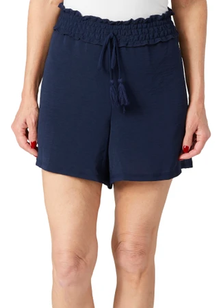 Thumbnail 2: CHLOE + JASMINE Chloe + Jasmine Womens Air Smocked Waist Shorts 