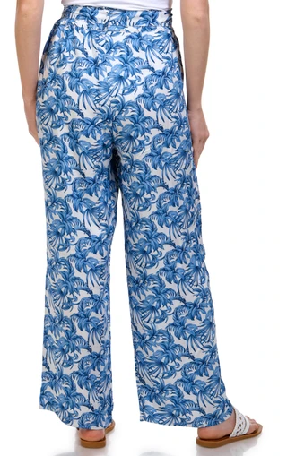 Thumbnail 4: BUNULU Bunulu Womens Print Wide Leg Pull On Pants 