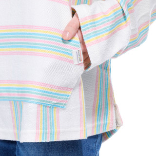Thumbnail 8: EXIST Exist Juniors Striped Baja Seafoam Hoodie 