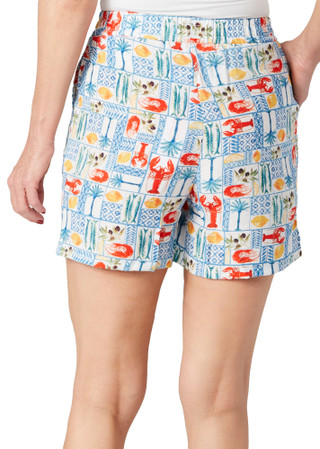 Thumbnail 2: BUNULU Bunulu Womens Lobster Patch Shorts 
