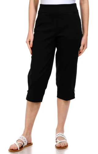 Thumbnail 1: Coral Bay Coral Bay Petite 19 in Diamond Rivet Capris 