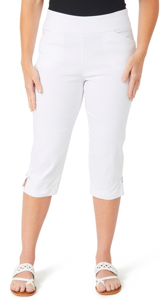 Thumbnail 3: Coral Bay Coral Bay Petite 19 in Diamond Rivet Capris 