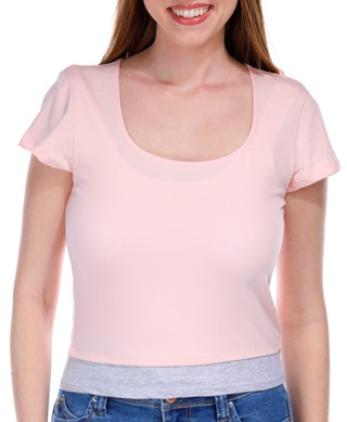 Thumbnail 1: Jolie & Joy Jolie & Joy Juniors Cap Sleeve Double Layer Tee 