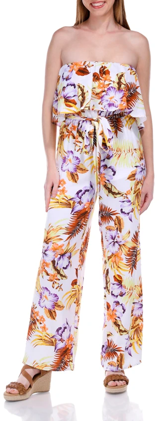 Thumbnail 1: Jolie & Joy Jolie & Joy Juniors Tossed Hibiscus Jumpsuit 