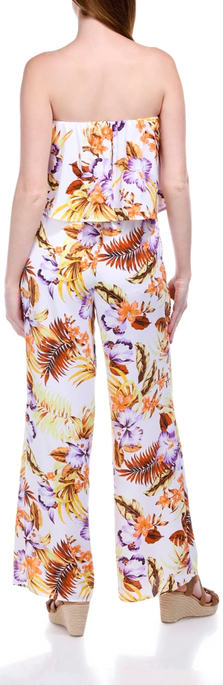 Thumbnail 3: Jolie & Joy Jolie & Joy Juniors Tossed Hibiscus Jumpsuit 