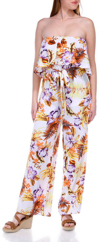 Thumbnail 4: Jolie & Joy Jolie & Joy Juniors Tossed Hibiscus Jumpsuit 