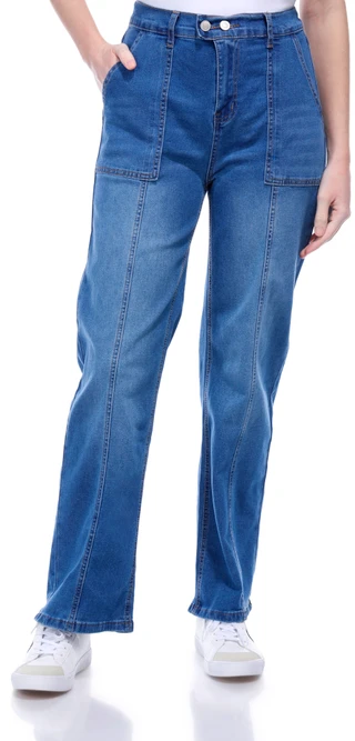 Thumbnail 1: No Comment No Comment Juniors High Rise Flare Jeans 