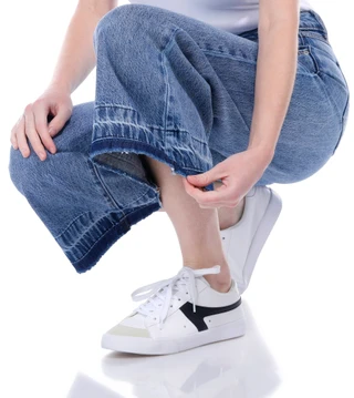 Thumbnail 4: Rewash Rewash Juniors Mid Rise Crop Wide Leg Jeans 
