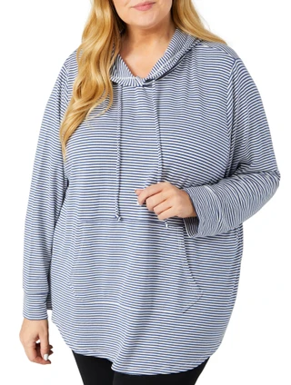 Thumbnail 1: Workshop Workshop Plus Striped Hoodie 
