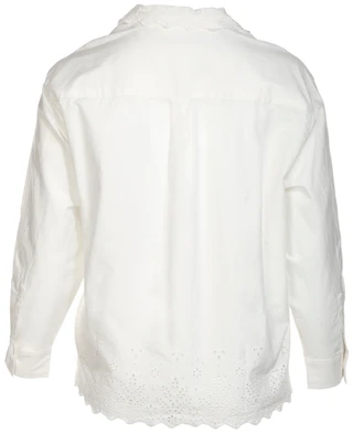 Thumbnail 4: Workshop Workshop Plus Solid Long Sleeve Button Down Top 