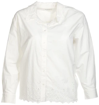 Thumbnail 2: Workshop Workshop Plus Solid Long Sleeve Button Down Top 