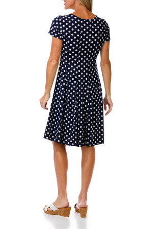 Thumbnail 2: Sami & Jo Women's Short Sleeve Print Panel Dress 