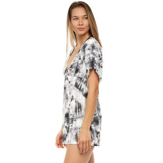 Thumbnail 6: Jordan Taylor Womens Tie Dye Dolman Sleeve V Neck Cover Up Tunic 