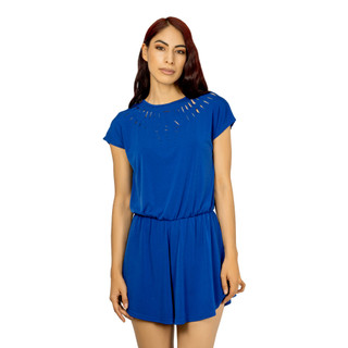 Thumbnail 2: Jordan Taylor Womens Cutout Swim Cover Up Romper 