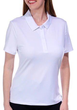 Thumbnail 4: Lillie Green Lillie Green Womens Solid Short Sleeve Golf Top 