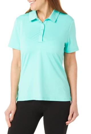 Thumbnail 2: Lillie Green Lillie Green Womens Solid Short Sleeve Golf Top 