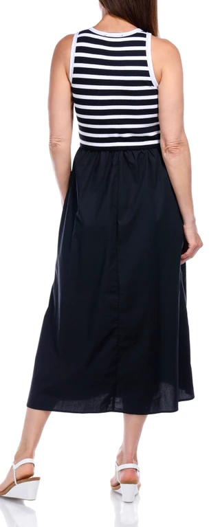 Thumbnail 3: Ellen Tracy Ellen Tracy Womens Sleeveless Mixed Media Skirt Dress 