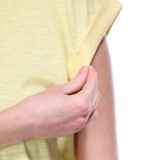 Thumbnail 8: Brisas Brisas Womens Roll Cuff Sleeve Knot Split Back Top 