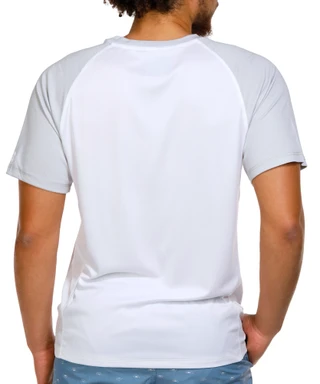 Thumbnail 2: Eddie Bauer Eddie Bauer Men's Color Block Short Sleeve Rashguard 