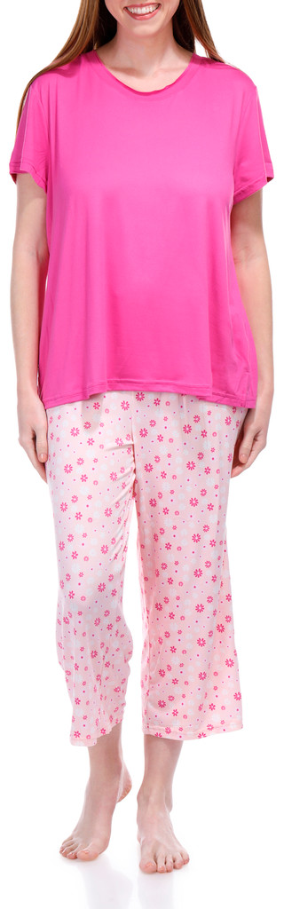 Thumbnail 2: Muk Luks Muk Luks Womens 2 Pc Capri Sleepwear Set 