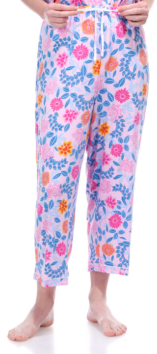Thumbnail 6: Ellen Tracy Ellen Tracy Womens 2 Pc Short Sleeve Floral Sleepwear Set 