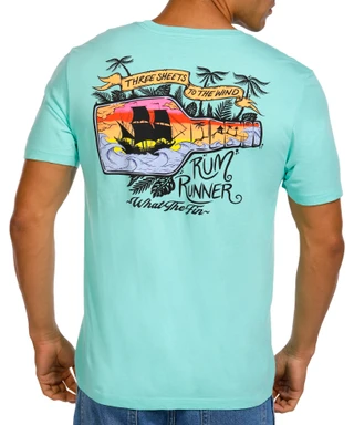 Thumbnail 1: WHAT THE FIN What The Fin Mens Rum Runner Short Sleeve Tee 