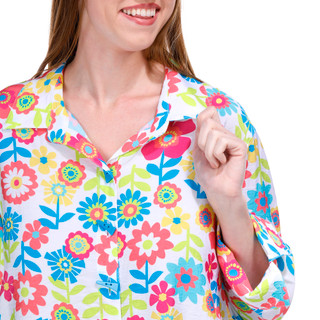 Thumbnail 2: Erin London Erin London Womens Buttoned Long Sleeve Shirt 
