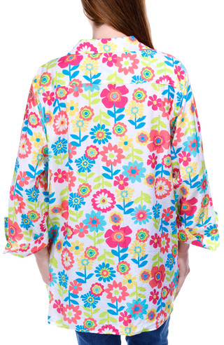 Thumbnail 3: Erin London Erin London Womens Buttoned Long Sleeve Shirt 