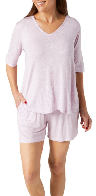 Thumbnail 1: JONES NEW YORK Jones New York Womens 2 Pc Print Sleep Shorts Set 
