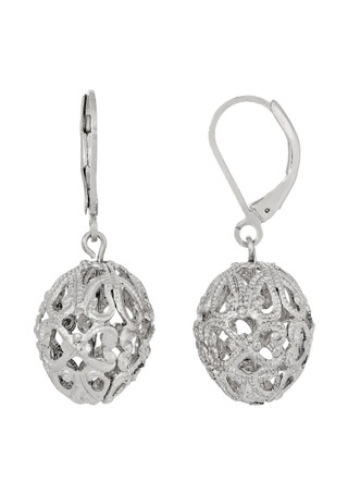 Thumbnail 1: 1928 Jewelry 1928 Jewelry Round Filigree Earrings 