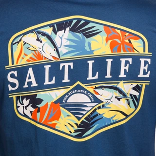 Thumbnail 6: Salt Life Salt Life Mens Short Sleeve Retro Tropical Graphic Tee 