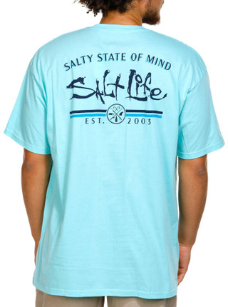 Thumbnail 1: Salt Life Salt Life Mens Printed Short Sleeve Tee 