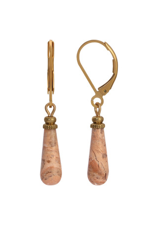 Thumbnail 1: 1928 Jewelry 1928 Jewelry Semi Precious Stone Earrings 