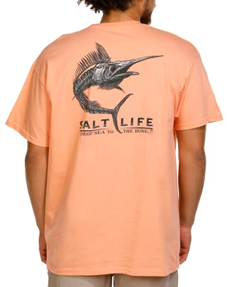 Thumbnail 1: Salt Life Salt Life Mens Printed Short Sleeve Tee 