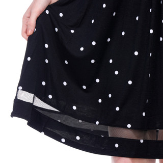 Thumbnail 2: Ellen Tracy Ellen Tracy Womens Short Sleeve Polka Dot Sleepshirt 