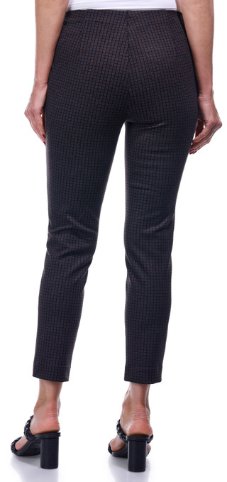 Thumbnail 6: Rafaella Rafaella Petite Houndstooth Pull On Ankle Pants 