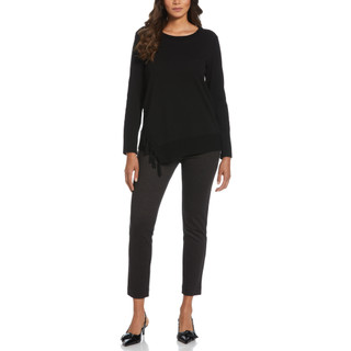 Thumbnail 10: Rafaella Rafaella Petite Houndstooth Pull On Ankle Pants 