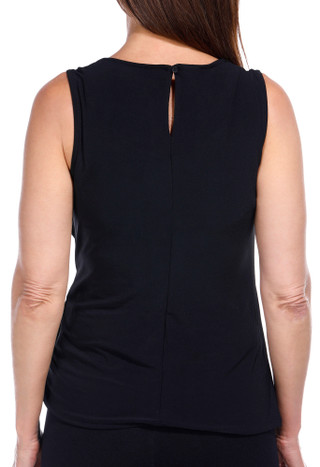 Thumbnail 6: Juniper + Lime Juniper + Lime Petite Sleeveless Side Knot Top 