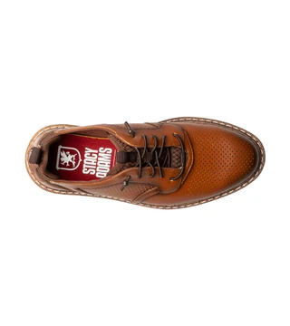 Thumbnail 6: Stacy Adams Stacy Adams Boys Sync Plain Toe Elastic Lace Up 