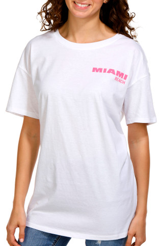 Thumbnail 2: No Comment No Comment Juniors Miami BF Tee 