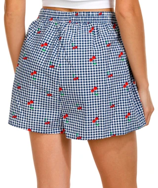 Thumbnail 2: No Comment No Comment Juniors Pull-On Cherry Boxer Shorts 
