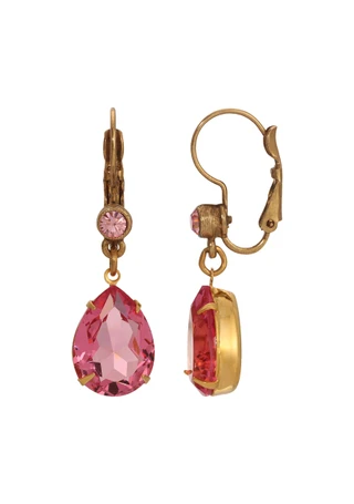 Thumbnail 1: 1928 Jewelry 1928 Jewelry Teardrop Crystal Earrings 