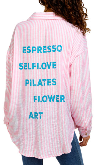 Thumbnail 2: No Comment No Comment Juniors Striped Long Sleeve Top 